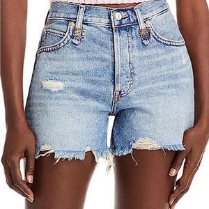 Free people denim shorts